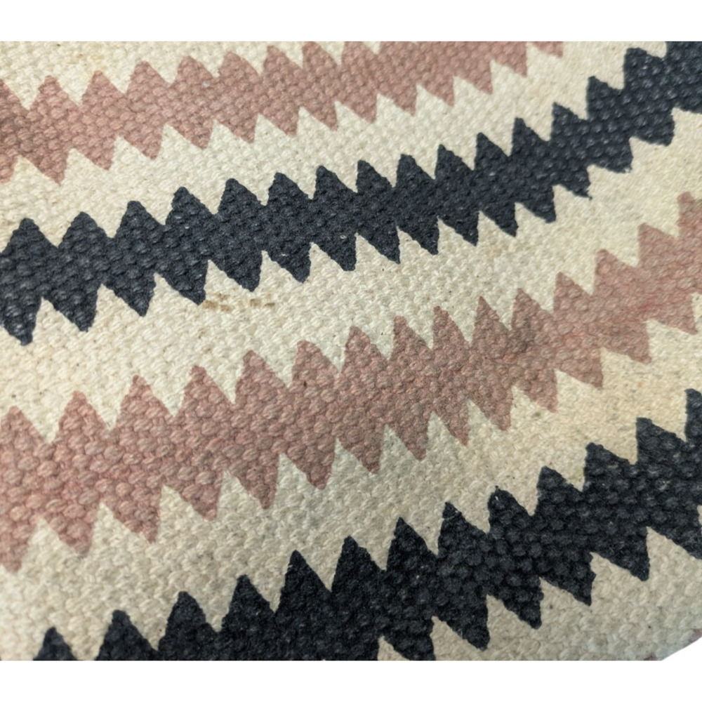 Myra Bag Brown Beige Pink Chevron Print Leather Crossbody Bag Western Boho - Picture 6 of 11